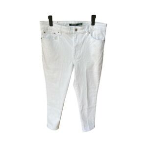 Lauren Ralph Lauren White Cropped Jeans Size 12P